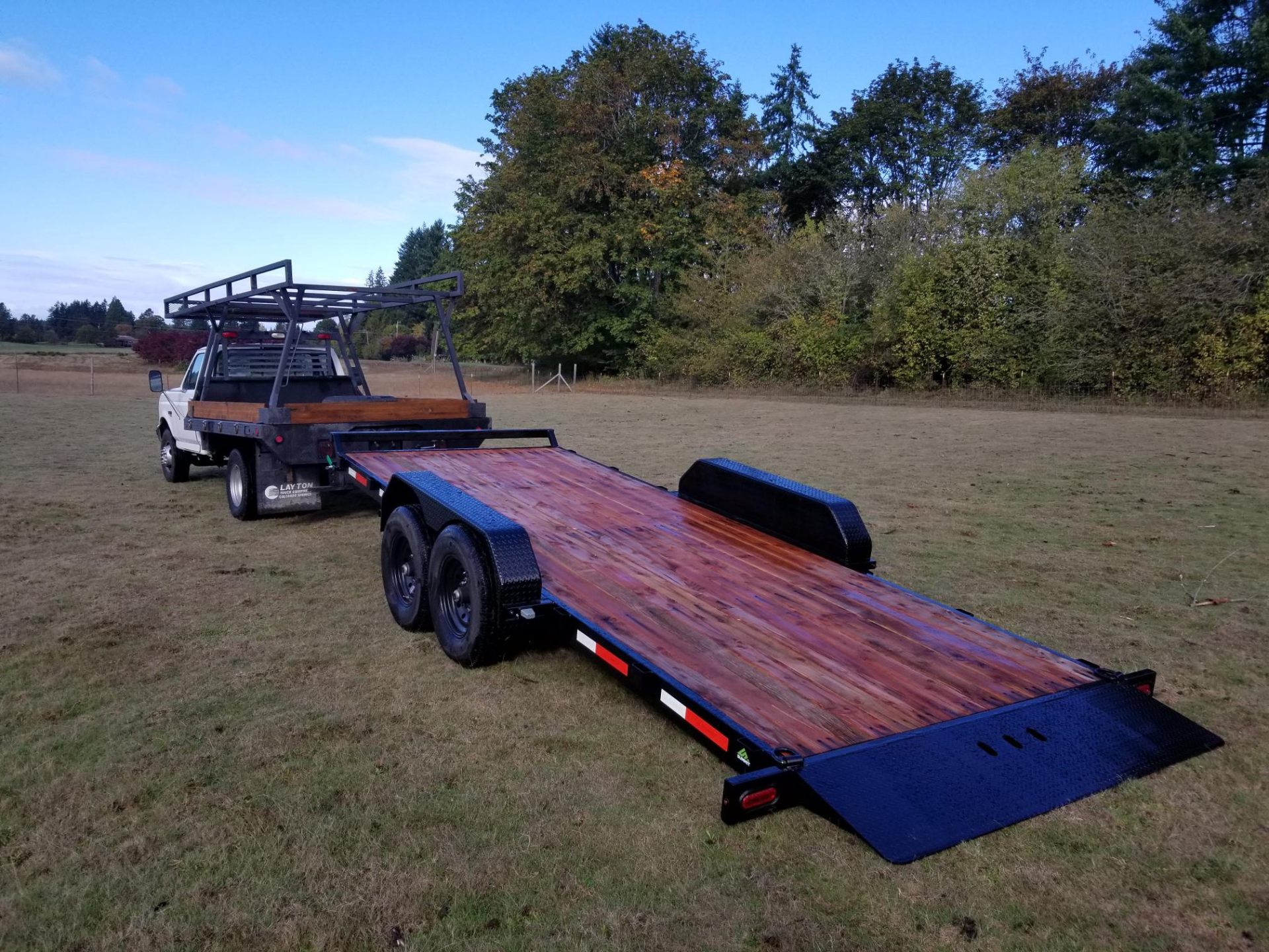 18ft Tilt Deck Flatbed (14K Capacity)